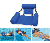 PVC été flottant rangée eau hamac pliable gonflable matelas lit pour plage Sports nautiques installations d'amusement aquatique