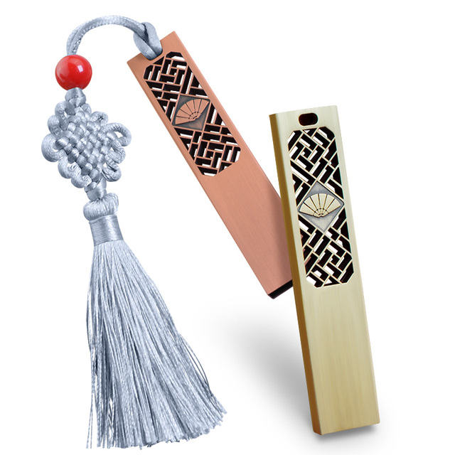 Custom Logo Chinese Style Memory Stick Metal Pendrive USB Flash Drive 4GB 8GB 16GB 32GB 64GB Personalized Clé USB Memoria USB