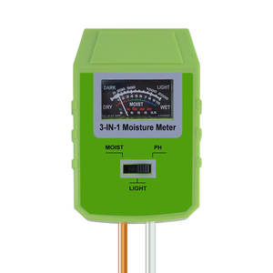 Novo 3 In1 Planta Flores Umidade Do Solo Luz PH Meter Tester Alta Qualidade Chegam para Jardim Profissional - Product Image 1
