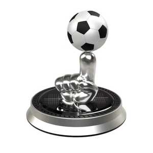 Voiture Aromathérapie Énergie Solaire Éliminer les Odeurs Football Football Rotation Rétro Gramophone Record Désodorisant Intérieur Décoration - Product Image 3
