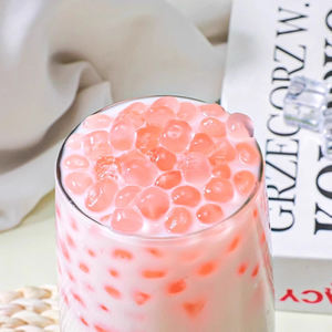 Cherry Blossom Flavored Instant Sobremesa Bebidas Estourando Boba <span class=keywords><strong>Jelly</strong></span> Bolas em Garrafa de Leite Chá - Product Image 6