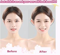 Patch auriculaire cosmétique doux et respirant pour créer des oreilles d'elfe en forme de V, accessoire d'entraînement des oreilles, correcteur de posture