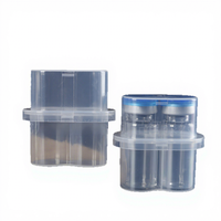 Boîte de rangement cylindrique pour flacons de 10 ml, lot de 2, pour poudre lyophilisée, organisateur de flacons de vaccin en PP, emballage médical fabriqué à Hebei