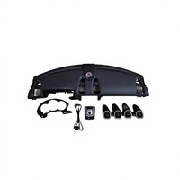 Ensemble de ventilation de tableau de bord style 718 pour Porsche 981 Boxster Cayman – Pièces intérieures pour sortie d'air du tableau de bord