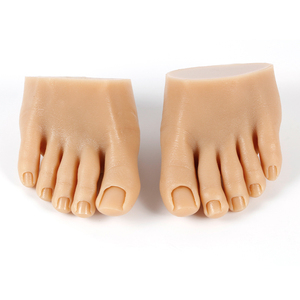 Modèle d'entraînement en silicone pour la pratique de l'art des ongles, pied souple pour la pédicure et la manucure - Product Image 1