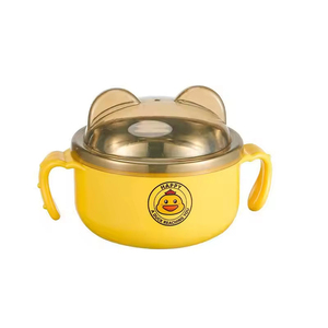 Stainless Steel Insulated BPA Free Heatable <b>Lunch</b> <b>Box</b> with Lid Chopsticks Set for Student Dormitory Large Instant Noodle Bowl - Product Image 6