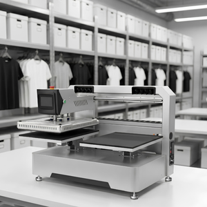 Presse à chaud électrique professionnelle 16x20 à double station pour la sublimation de supports vierges, impression de tapis de souris, de puzzles, transfert de presse - Product Image 1