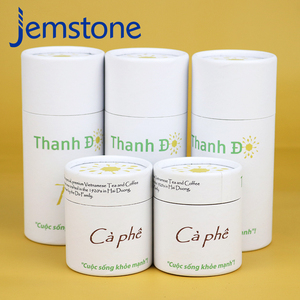 Custom Design Recyclable Food Grade Loose Tea <b>Chocolate</b> Capsule Kraft Cardboard Cylinder Packaging Box <b>Protein</b> <b>Powder</b> Paper Tube - Product Image 6