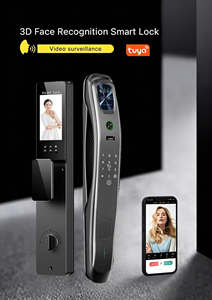 Cerradura Inteligente Glomarket Tuya, equipada con conectividad Wi-Fi, reconocimiento facial, métodos de desbloqueo por huella dactilar y contraseña - Product Image 2