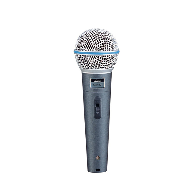 Lane LM-512 Wired Dynamic Handheld Microphone Wired Karaoke Microphone Wired Handheld Microphone