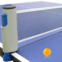 Ensemble de filet de tennis de table rétractable filet de ping-pong réglable système de poteau de filet à pince fournisseur en gros