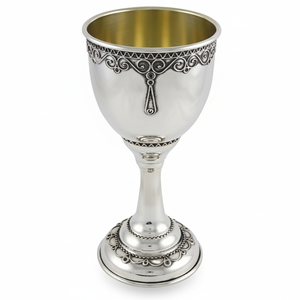 Elegantes copas de vino de metal hechas a mano para comedor clásico y Decoración de mesa de lujo en bodas y fiestas - Product Image 1