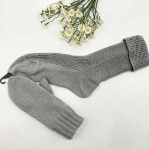 <span class=keywords><strong>Ensemble</strong></span> hiver pour <span class=keywords><strong>femme</strong></span> : chaussettes, mitaines, <span class=keywords><strong>bonnet</strong></span> et gants en acrylique tricoté, taille unique, idéal pour le froid - Product Image 3