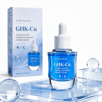 Sérum au cuivre et aux peptides GHK-Cu pour le visage, raffermissant, liftant, atténuant les ridules, resserrant les pores, réparateur de barrière cutanée, hydratant à l'acide hyaluronique