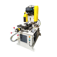 Máquina de corte de tubos semiautomática de sobremesa, personalizada por el fabricante, máquina de corte de materiales sin rebabas, corte neumático 425 preciso