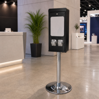 Distributeur automatique de cartes blanches, best-seller, SDK, capacité de 300 à 600 cartes, garantie d'un an, facile à transporter, support chromé |   Machine à tatouer