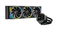 Nouveau refroidisseur de processeur en aluminium D-e-e-p-Cool LM360 120 mm avec roulement à fluide, LED RVB adressable, fonctionnement silencieux (36,07 dB) pour boîtier d'ordinateur