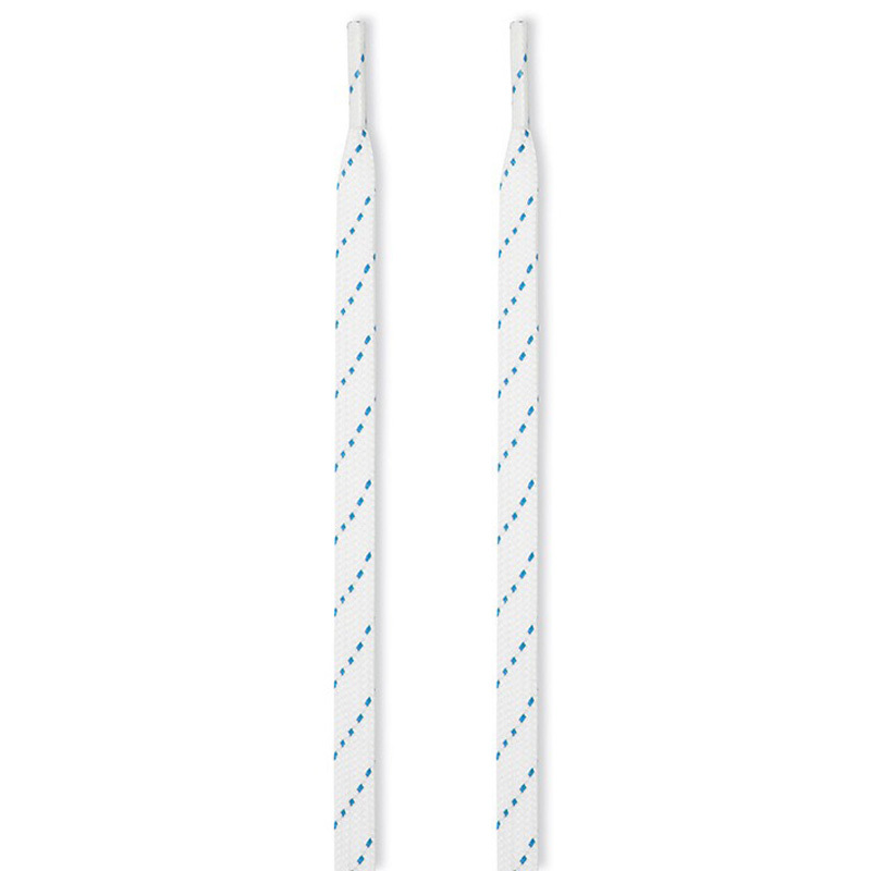11 Blanc avec Bleu Clair