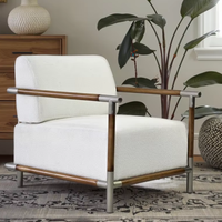 Luxus moderne chinesische Stil Massivholz Einzels ofa Chaise Lounge für Home Hotel Tea Room Elegante Luxus Sessel Möbel