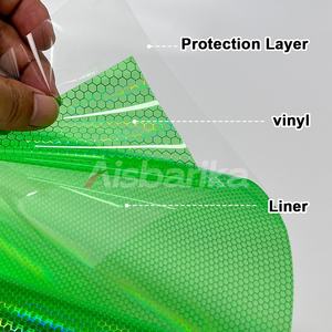 Aika láser holográfico camaleón panal <span class=keywords><strong>faro</strong></span> película coche pegatina camaleón motocicleta <span class=keywords><strong>vinilo</strong></span> pegatinas - Product Image 3
