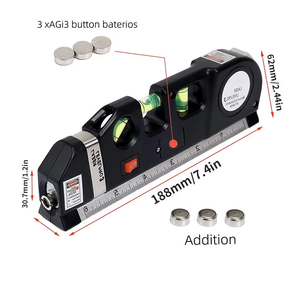 Factory Mini Portable <b>Laser</b> Leveler,High Precision Bubble <b>Laser</b> Measuring <b>Level</b> Ruler ABS Housing Wall Hanging Tile Construction - Product Image 1
