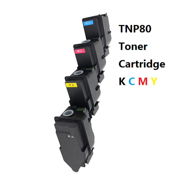 Factory Price Empty Canister for Minolta TNP 79 TNP 80 TNP 81 Color Toner Cartridge
