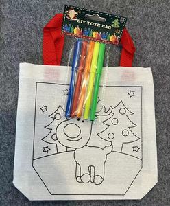 กระเป๋าใส่ของสำหรับระบายสีสำหรับงานศิลปะส่วนบุคคลอุปกรณ์สำหรับวันหยุดเทศกาลคริสต์มาส - Product Image 6