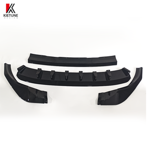 <span class=keywords><strong>Q8</strong></span> lèvre avant pare-chocs avant <span class=keywords><strong>s</strong></span>éparateur avant plastique ABS noir de carbone pour <span class=keywords><strong>Q8</strong></span> SQ8 Sline 2018-2023 accessoires de voiture de pièce d'auto - Product Image 3