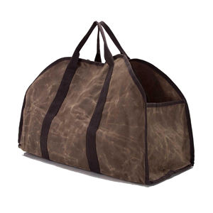 Nouveau style de <span class=keywords><strong>sac</strong></span> de transport pour bûches en toile personnalisé, <span class=keywords><strong>sac</strong></span> à bandoulière pour bois de chauffage, cadeau pour papa, <span class=keywords><strong>sac</strong></span> de transport pour bûches pour pique-nique en plein air - Product Image 1
