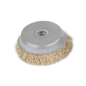 <span class=keywords><strong>Brosse</strong></span> circulaire à sertir avec nœud torsadé en acier pour <span class=keywords><strong>meuleuse</strong></span> - Product Image 4