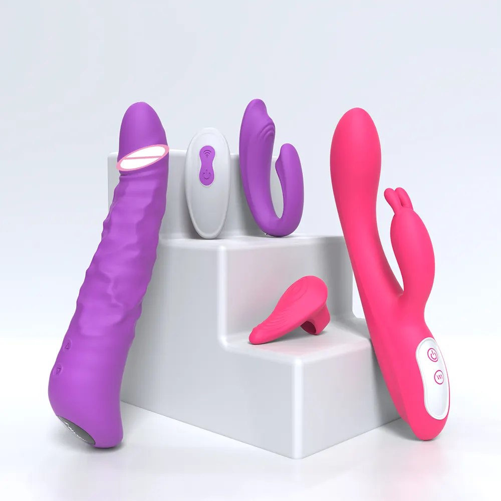 Hande-consolador vibrador de conejo para mujer, consoladores para mujer, productos sexuales para clítoris y punto G, Juguetes sexuales