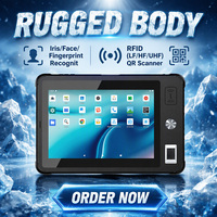 Tablet Tangguh Iris Siap Pakai untuk Pemilu, dengan Pengenalan Wajah, Sidik Jari, GPS, Layar Sentuh 8 Inci, Android, RAM 6GB, 128GB, untuk Perbankan dan Medis