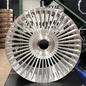 Jantes forgées sur mesure 22 24 26 pouces avec capuchons flottants, finition argent brossé, 5x120 6x139.7 5x130 pour Mercedes <span class=keywords><strong>AMG</strong></span> Maybach S BMW X5 X6 X7 SUV - Product Image 2