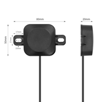 Antenne GNSS étanche IP66 multibandes L1 L2 L5, antenne de navigation à montage mural/magnétique avec interface filetée