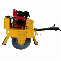 Single Drum Hand Mini Road Roller Compactor for Sale