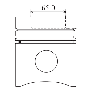 Falda ALFIN OM <span class=keywords><strong>360</strong></span> MOS2, pistón del motor, 6CYL, 115,0mm, 8717640700 87-176411-00 93508600 0051100 8717640000 87-176400-00 - Product Image 1