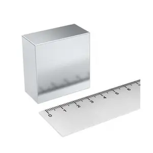 Small Square Size Refrigerator Neodymium N52 10x10x5 Block Magnets For Fridge Office