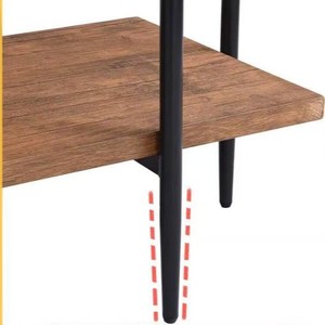 Estante de almacenamiento de madera de doble capa, estante de almacenamiento multifuncional para el hogar, estante de almacenamiento de gran capacidad para montar en la pared, pequeño - Product Image 3