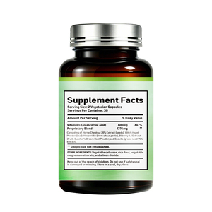 Cápsulas OEM para el Apoyo a la Circulación con Vitamina C y Mezcla Botánica, Suplemento Diario para el Bienestar, Salud de las Hemorroides, Digestión e Intestino - Product Image 4