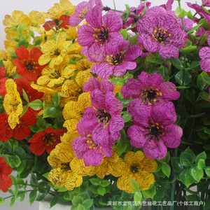 Fleurs en Soie, Eucalyptus, Herbe à Monnaie, Bouquet Artificiel, Plantes Décoratives, Décoration Intérieure, Accessoires de Mariage, Décoration Extérieure - Product Image 3