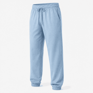 Brown Fleece Women's <b>Jogger</b> Pants Loose Fit Drawstring Waist <b>Cuffed</b> Hem Casual Full Length Solid Color Spring Wear Breathable - Product Image 3