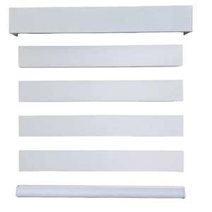 कारखाने थोक मूल्य बिक्री दिन और रात ज़ेबरा रोलर अंधा कॉर्लेस ज़ेबरा अंधा 3 "/4" वर्ग फासिया - Product Image 2