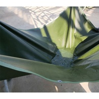 Bâche de camion en toile enduite de PVC, résistante aux déchirures, hydrofuge, robuste, pour entrepôts extérieurs, en polyester/coton uni