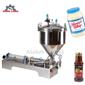 Automatic weighing pump viscous paste honey liquid filling machine for honey/sauce/cream weighing filling machine