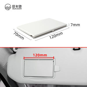 Nuovo OUKACHI Parasole Auto di Alta Qualità in ABS+PC Beige Scuro con Specchietto per il Trucco e Luci per <span class=keywords><strong>Peugeot</strong></span> 308S 3008 4008 - Product Image 4