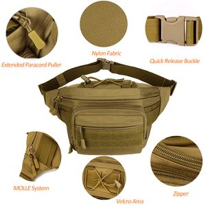 Hot Bán Đa Chức Năng Tactical Bum Túi Ngoài Trời Eo Pouch Giấu Mang Theo Tính Năng Unisex Không Thấm Nước Molle Pouch - Product Image 4