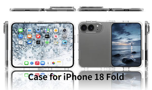 Coque de téléphone portable pliable en TPU PC pour Laudtec, personnalisable OEM ODM, transparente, pour iPhone 18 Fold - Product Image 3