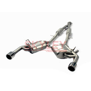 Dual Valvetronic выхлопная труба для Infiniti Q50 3.7l V6 2014 ~ up из нержавеющей стали Valvetronic <span class=keywords><strong>Catback</strong></span> выхлопная труба - Product Image 6