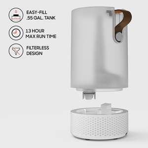 Humidificateur ultrasonique intelligent 4L à remplissage par le haut avec brume chaude, lumière LED froide et aromathérapie pour la maison, la chambre à coucher et la chambre de bébé (vente en gros) - Product Image 4