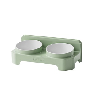 Eğik Çift Evcil Hayvan Mama Kabı Devrilmez Kedi Mama ve Su Kabı Köpekler ve Kediler için Boyun Koruyucu Besleme Kabı - Product Image 2